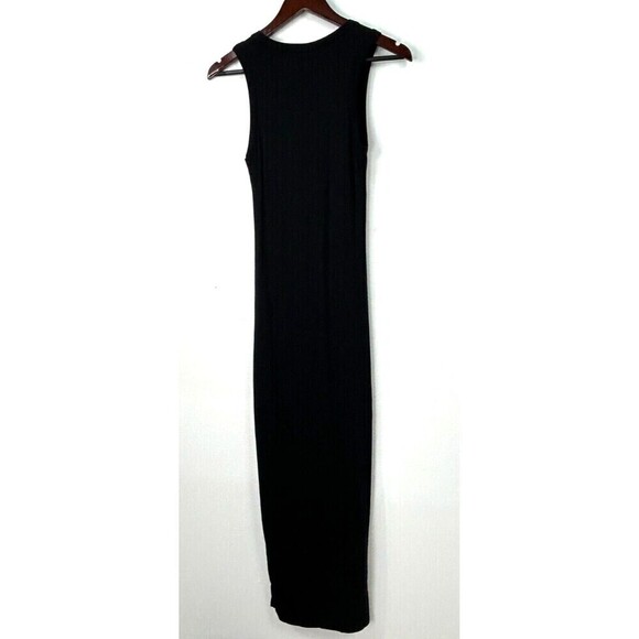 Lulus Shield and Sword Womens Size M Black Sleeveless Maxi Dress With Pockets E2 - Picture 4 of 10